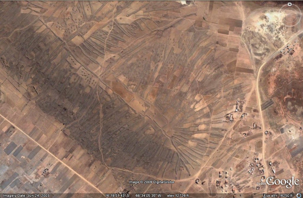 geoglyphs near Tiwanaku