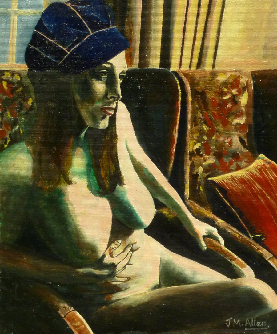 109 nude with hat