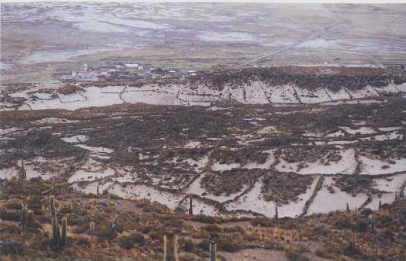 pampa aullagas view of 2 canals on site