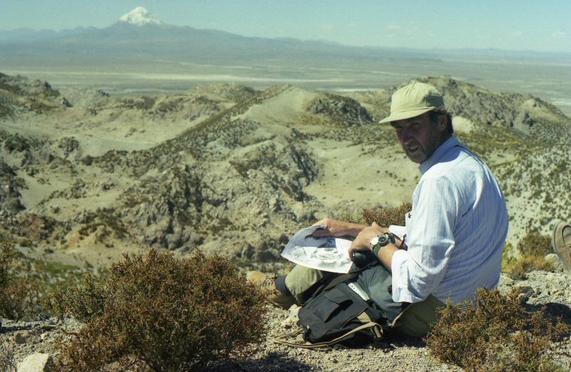 Jim Allen at Volcan Quemado