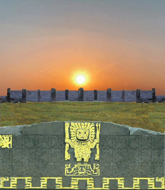 Tiwanaku puerto del sol calendario