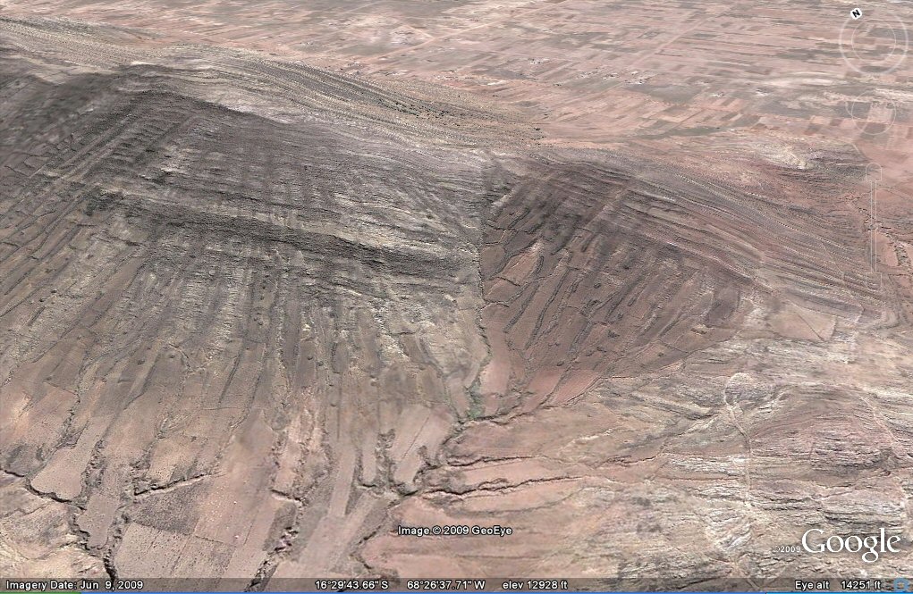 earthquake geoglyph zone la Paz area