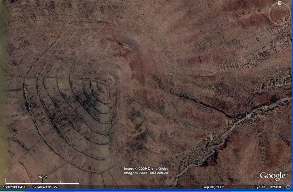 ringed hilltop near Oruro