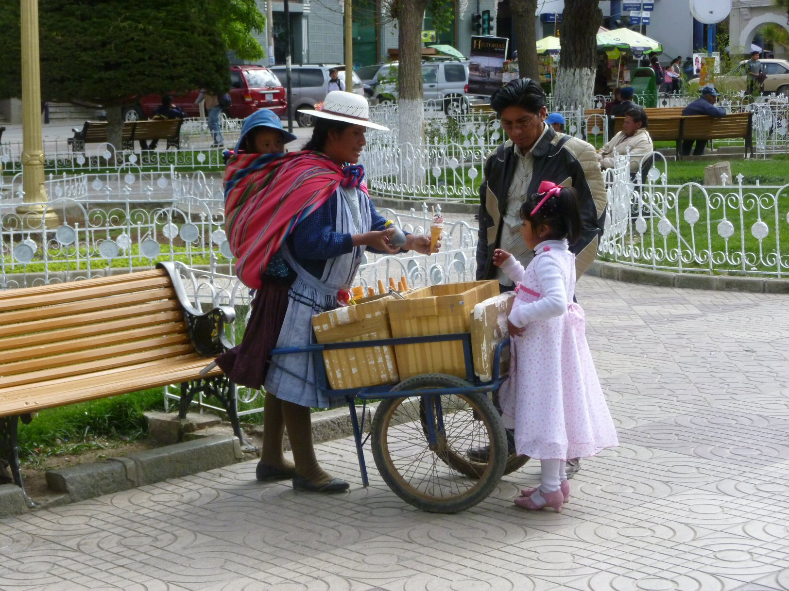 oruro  icecream stall
