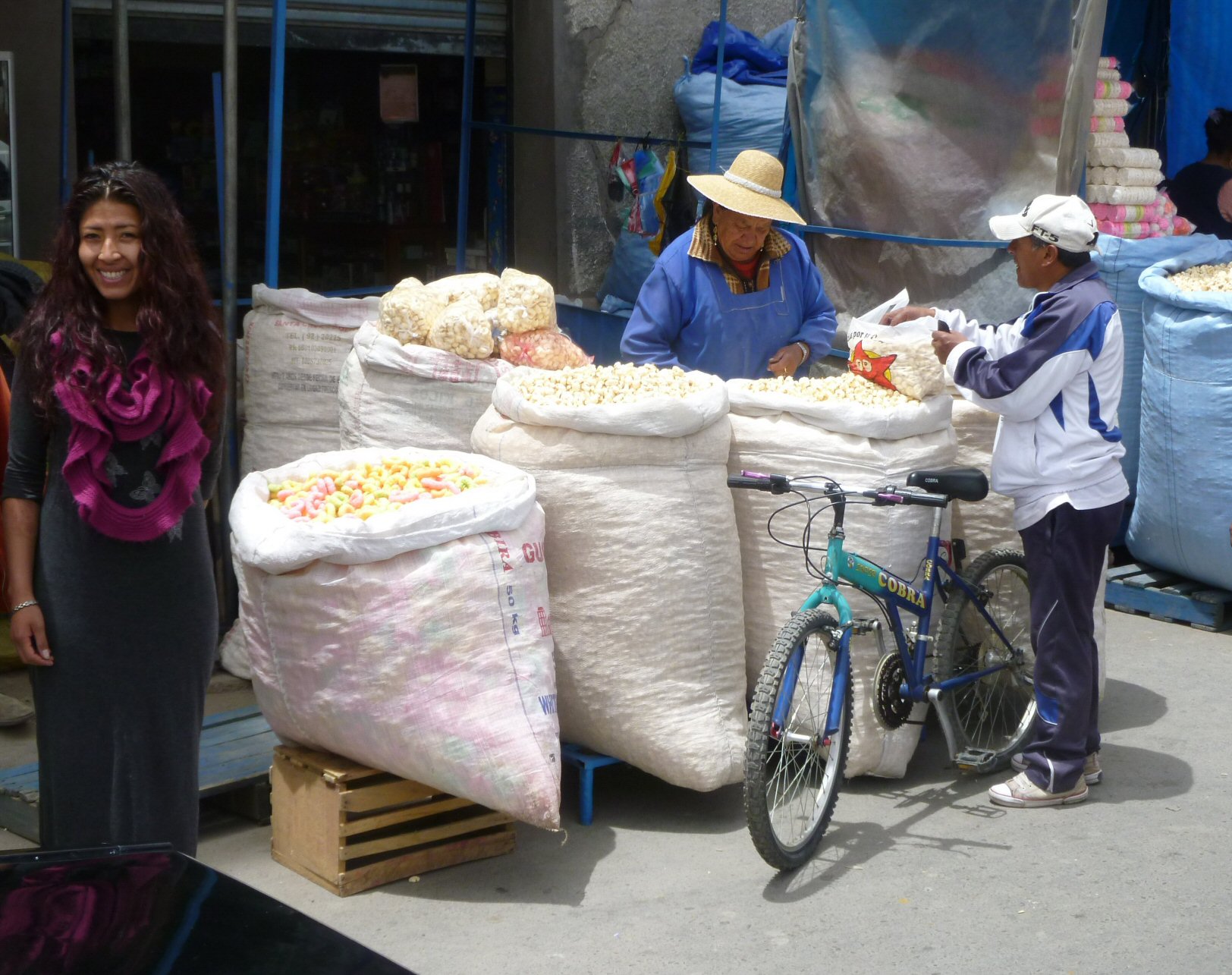 oruro  market stall