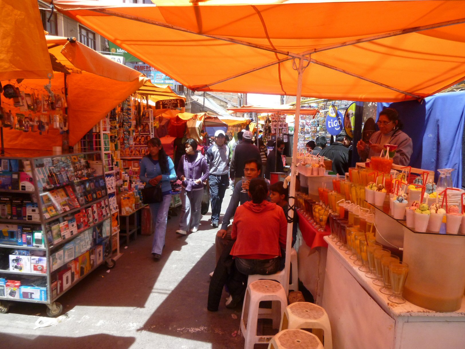oruro  refreshment stall