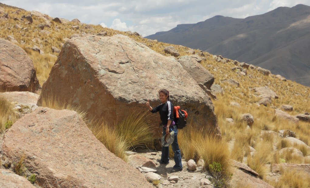 fallen stone inca pukara Bolivia