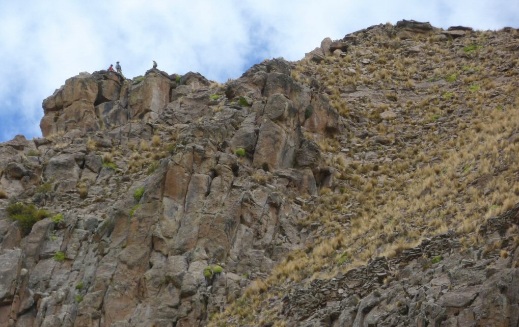 climbing inca pukara Bolivia