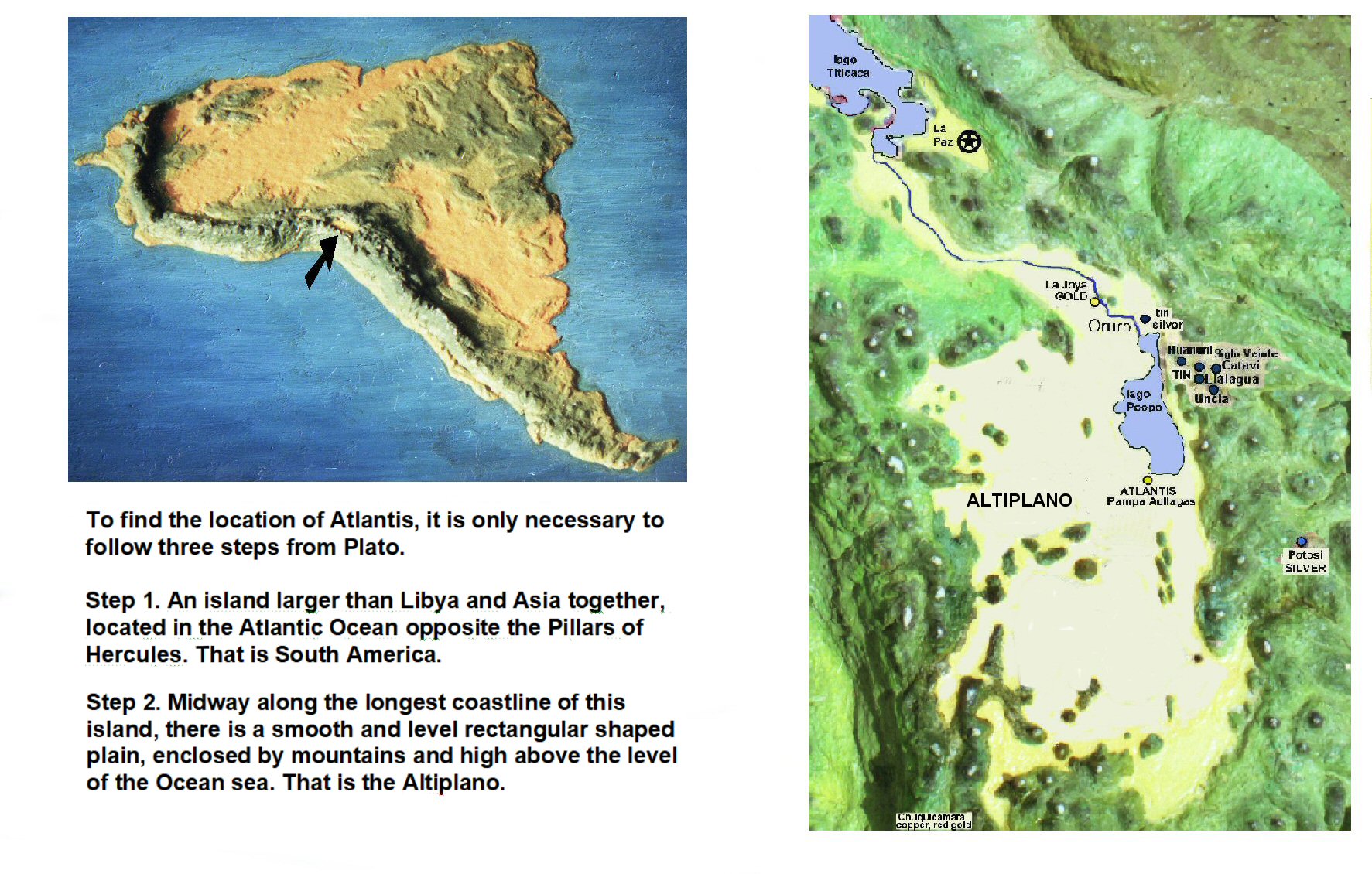 Lost plain of Atlantis