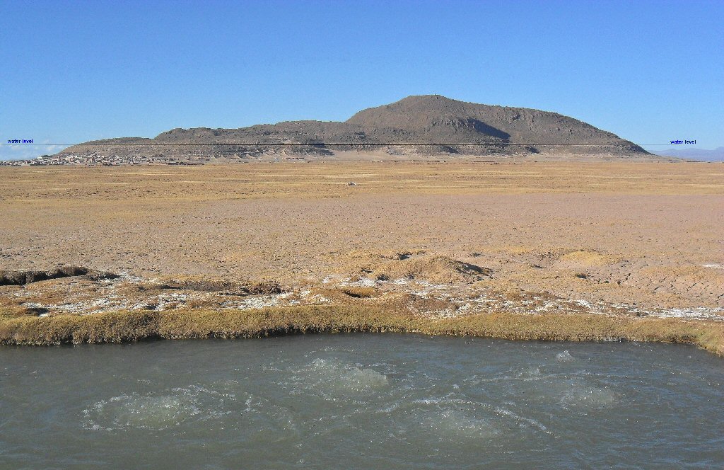 Pampa Aullagas Atlantis water level