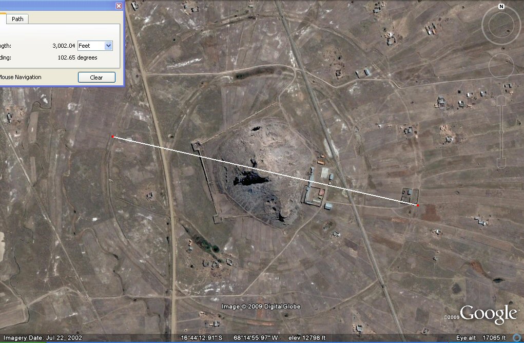 volcanic cone Viacha