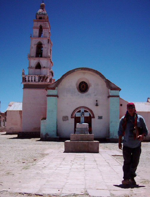 exterior of church at Santuario de Quillacas