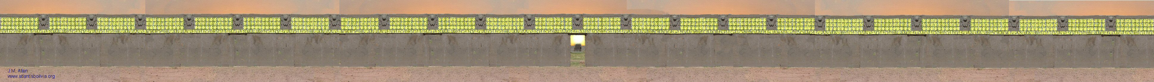 Gate of the Sun wall