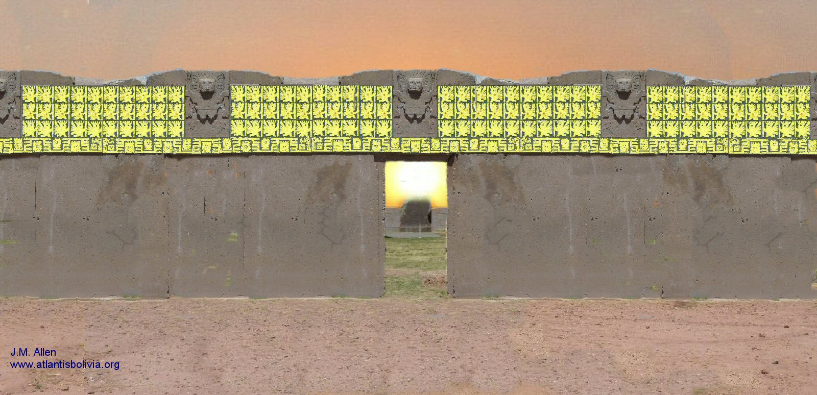Gate of the Sun wall