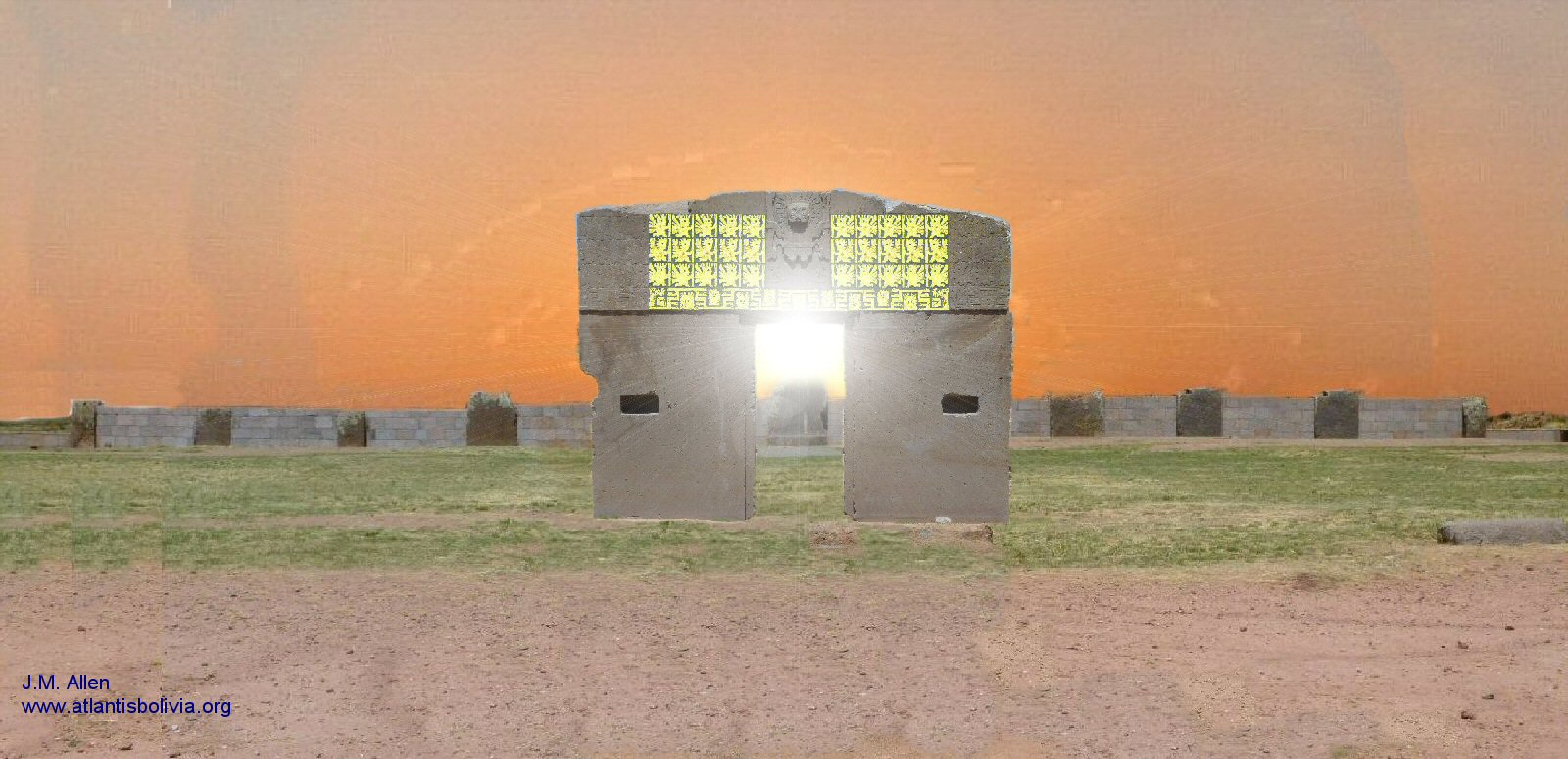Gate of the Sun calendar wall