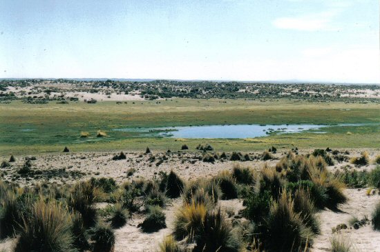 Looking into the canal with water in the base