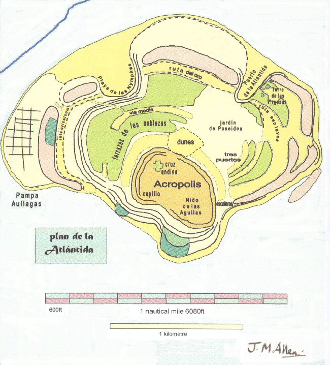 Map of Atlantis Pampa Aullagas