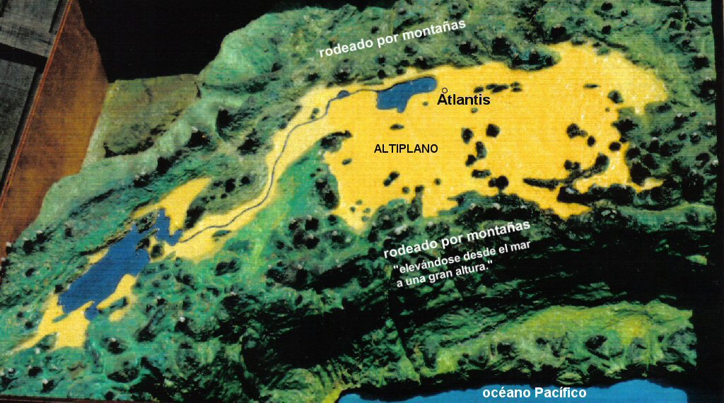 la llanura de la atlantida de forma rectangular