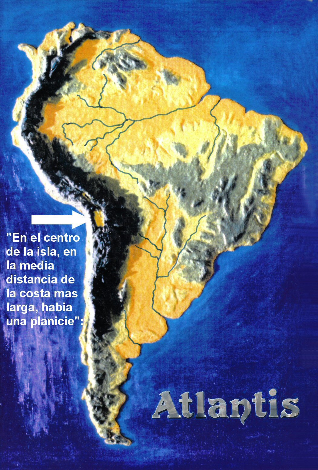 atlantida en el centro de la costa mas larga