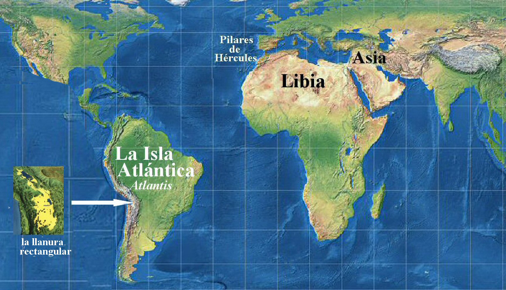 atlantida en el centro de la costa mas larga